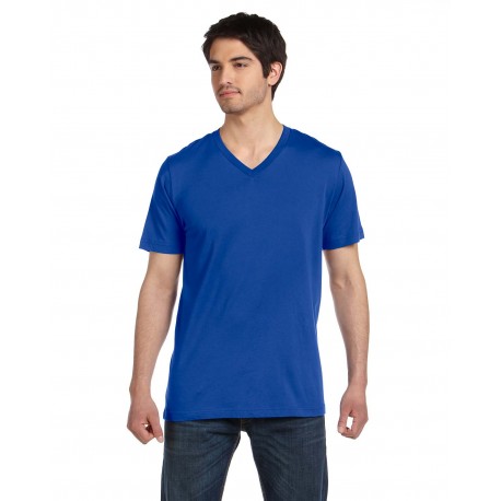 3005 Bella + Canvas 3005 Unisex Jersey Short-Sleeve V-Neck T-Shirt TRUE ROYAL