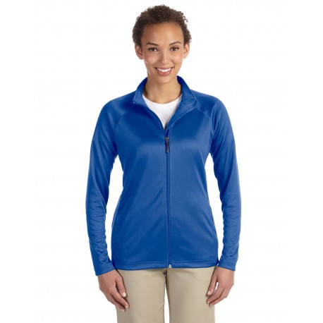 DG420W Devon & Jones DG420W Ladies' Stretch Tech-Shell Compass Full-Zip TRUE ROYAL