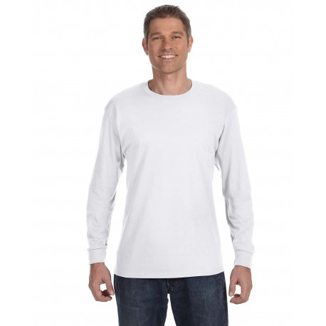 G540 Gildan G540 Adult Heavy Cotton Long-Sleeve T-Shirt WHITE
