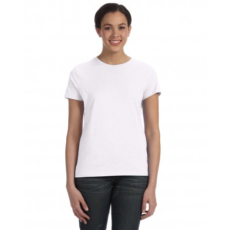 SL04 Hanes SL04 Ladies' Perfect-T T-Shirt WHITE
