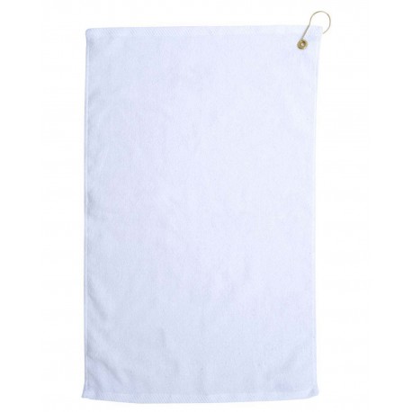 TRU25CG Pro Towels TRU25CG Diamond Collection Golf Towel WHITE