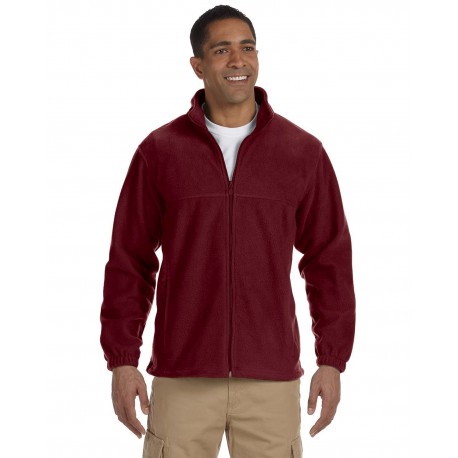 M990 Harriton M990 Men's 8 Oz. Full-Zip Fleece WINE