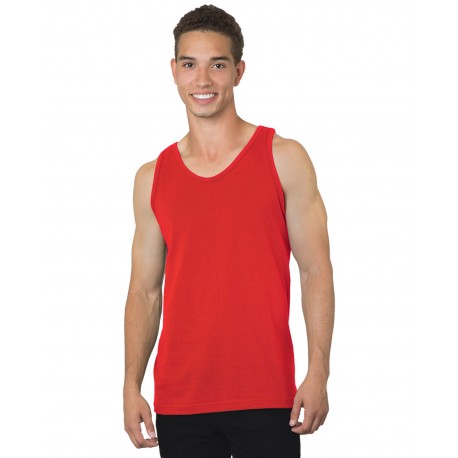 6500 Bayside 6500 Men's 6.1 Oz., 100% Cotton Tank Top RED