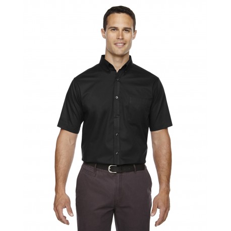 88194T Core 365 88194T Men's Tall Optimum Short-Sleeve Twill Shirt 