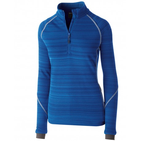 229741 Holloway 229741 Ladies' Dry-Excel Bonded Polyester Deviate Pullover ROYAL