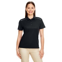 Core 365 78181R Ladies' Radiant Performance Pique Polo With Reflective Piping