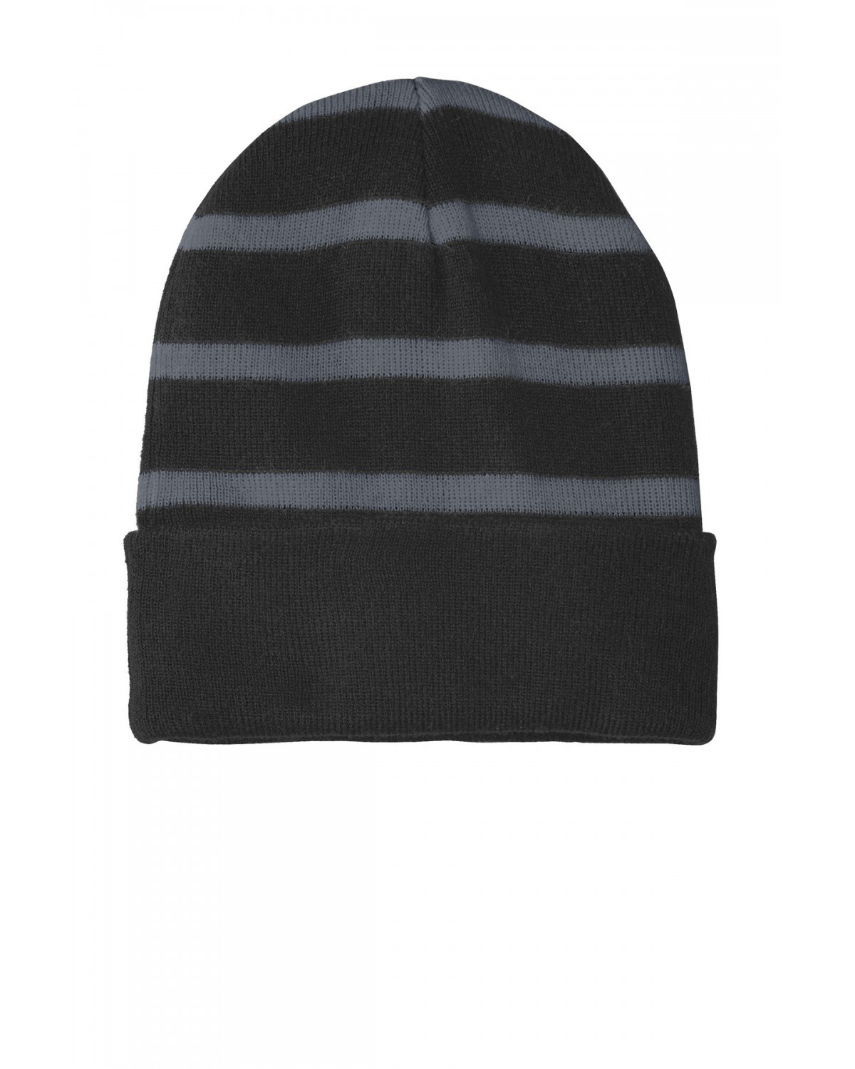 Sport-Tek STC31 Striped Beanie with 