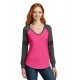 DM477 District Heathered Dark Fuchsia/Heathered Charcoal/Black