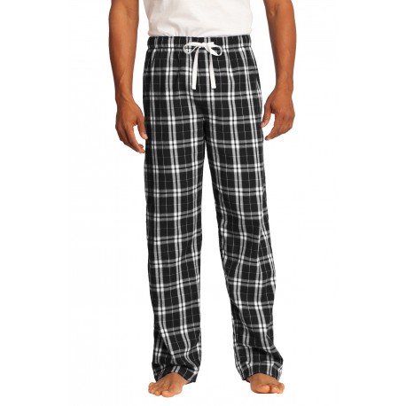 DT1800 District DT1800 Flannel Plaid Pant BLACK