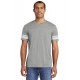 DT376 District Heathered Nickel/White