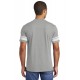 DT376 District Heathered Nickel/White