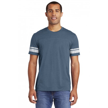 DT376 District DT376 Game Tee Heathered True Navy/White