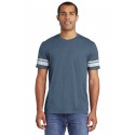 DT376 District Heathered True Navy/White