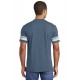 DT376 District Heathered True Navy/White