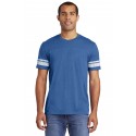 DT376 District Heathered True Royal/White