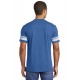 DT376 District Heathered True Royal/White