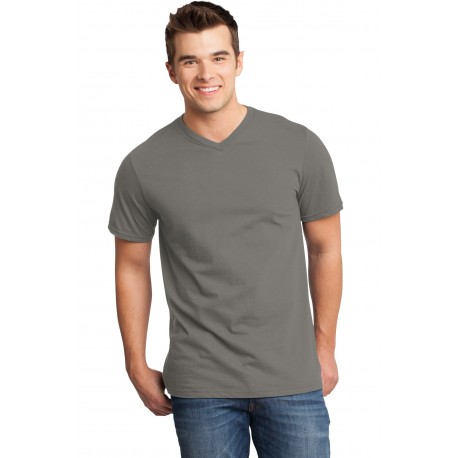 DT6500 District DT6500 Very Important Tee V-Neck GREY