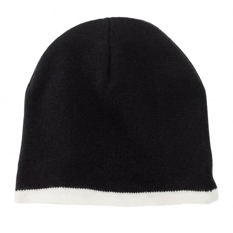 CP91 Port & Company CP91 Beanie Cap BLACK/NATURAL