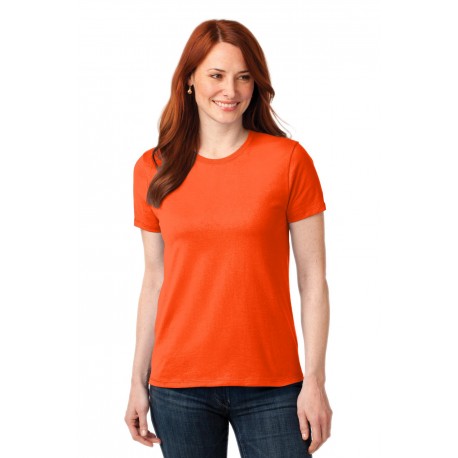 LPC55 Port & Company LPC55 Ladies Core Blend Tee SAFETY ORANGE