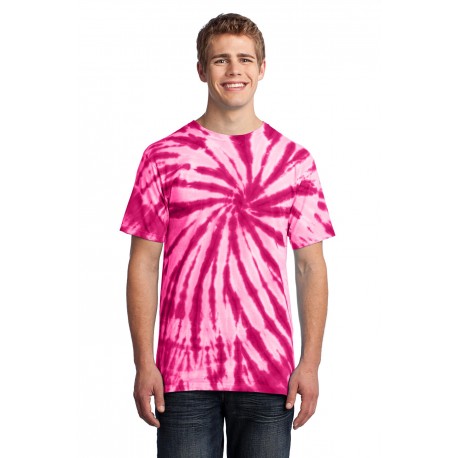 PC147 Port & Company PC147 Tie-Dye Tee PINK