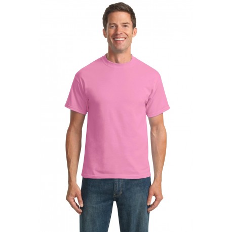 PC55T Port & Company PC55T Tall Core Blend Tee Candy Pink