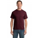 PC55T Port & Company Athletic Maroon