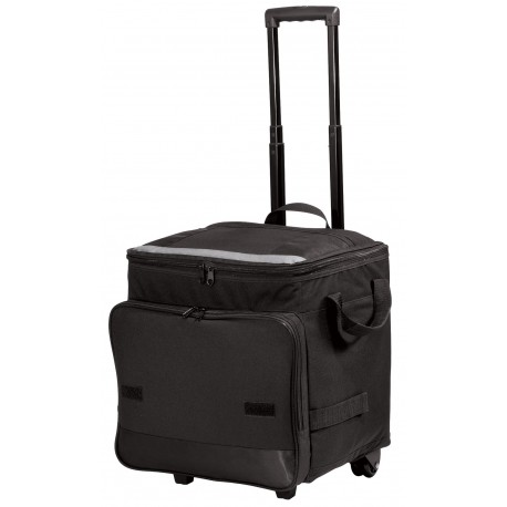 BG119 Port Authority BG119 Rolling Cooler BLACK