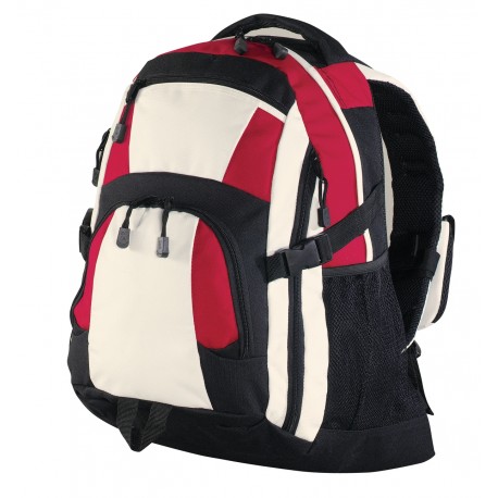BG77 Port Authority BG77 Urban Backpack Red/Black/Stone