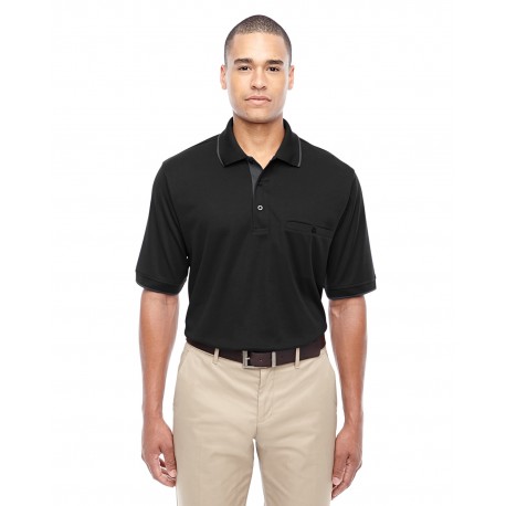88222 Core 365 88222 Men's Motive Performance Pique Polo With Tipped Collar 