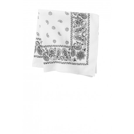 C842 Port Authority C842 Bandana White Paisley