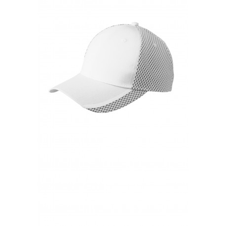 C923 Port Authority C923 Two-Color Mesh Back Cap WHITE/BLACK