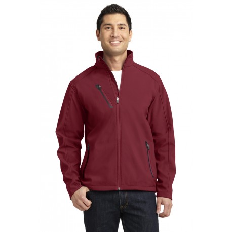 J324 Port Authority J324 Welded Soft Shell Jacket GARNET