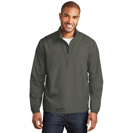J343 Port Authority J343 Zephyr 1/2-Zip Pullover Grey Steel