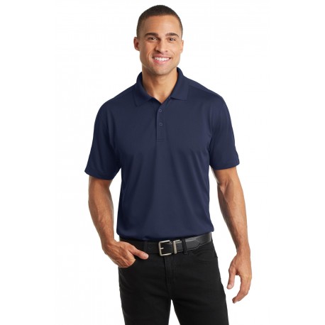 K569 Port Authority K569 Diamond Jacquard Polo TRUE NAVY