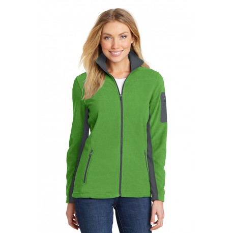 L233 Port Authority L233 Ladies Summit Fleece Full-Zip Jacket Vine Green/Magnet