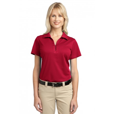 L527 Port Authority L527 Ladies Tech Pique Polo Rich Red