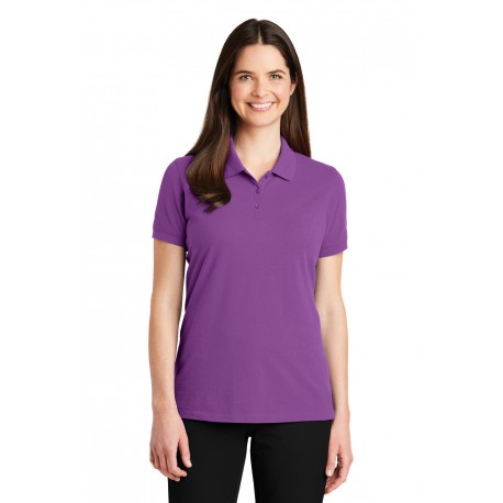 LK8000 Port Authority LK8000 Ladies EZCotton Polo Bright Violet