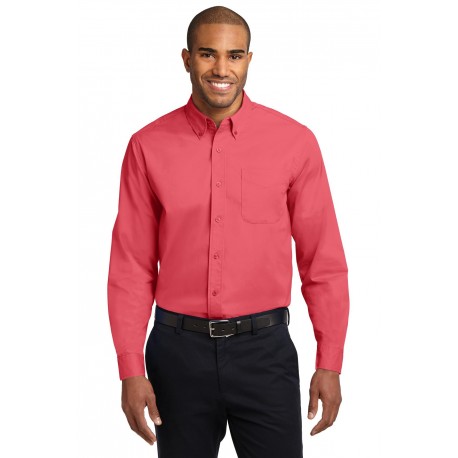 S608 Port Authority S608 Long Sleeve Easy Care Shirt Hibiscus