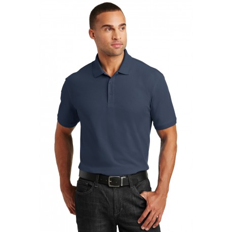 TLK100 Port Authority TLK100 Tall Core Classic Pique Polo River Blue Navy