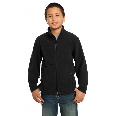 Y217 Port Authority Y217 Youth Value Fleece Jacket BLACK