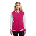 LST270 Sport-Tek Pink Raspberry/White