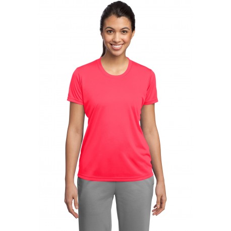 LST350 Sport-Tek LST350 Ladies PosiCharge Competitor Tee Hot Coral