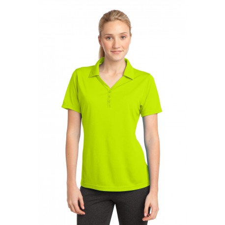 LST680 Sport-Tek LST680 Ladies PosiCharge Micro-Mesh Polo Citron