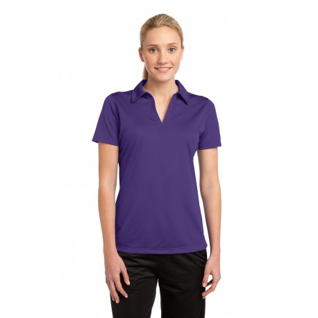 LST690 Sport-Tek LST690 Ladies PosiCharge Active Textured Polo PURPLE
