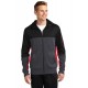 ST245 Sport-Tek Black/Graphite Heather/True Red