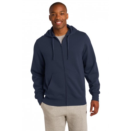 ST258 Sport-Tek ST258 Full-Zip Hooded Sweatshirt TRUE NAVY