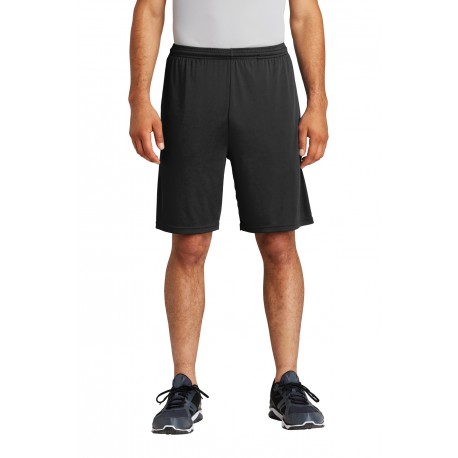 ST355P Sport-Tek ST355P PosiCharge Competitor Pocketed Short BLACK