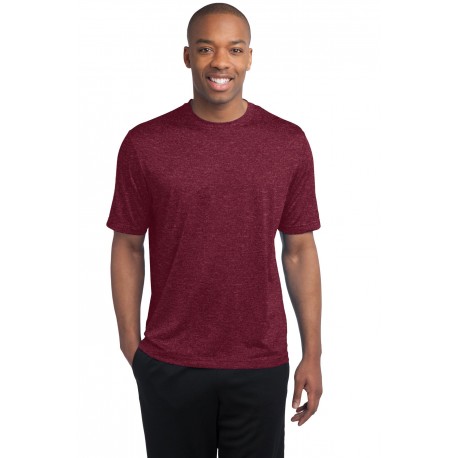 ST360 Sport-Tek ST360 Heather Contender Tee CARDINAL HEATHER