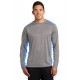 ST361LS Sport-Tek Vintage Heather/Carolina Blue