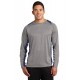 ST361LS Sport-Tek Vintage Heather/True Navy